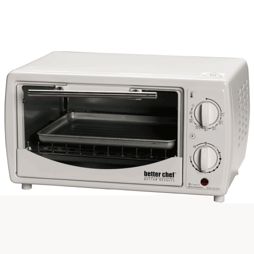 Better Chef 9L Toaster Oven Broiler with Slide-Out Rack and Bake Tray Better Chef 9L Toaster Oven Broiler with Slide-Out Rack and Bake Tray