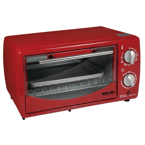 Better Chef 9L Toaster Oven Broiler with Slide-Out Rack and Bake Tray Better Chef 9L Toaster Oven Broiler with Slide-Out Rack and Bake Tray